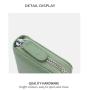 ZF071  Men Retro New Fashionable Head Layer RFID Anti-theft Cowhide Swipe Card Bag Bank Card Document Organ Wallet Woman