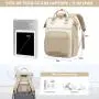 LOVEVOOK wholesale waterproof Business Computer bag large capacity Nurse Teacher College 15.6in laptop travel backpack for women