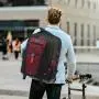 LOVEVOOK Large Carry on Luggage Business Rolling Backpack Waterproof Laptop Back pack with Wheels Travel Backpack Bag for Men