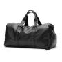 Luxury PU Leather Sport Gym Bag for Men Fashion Designer Wet Dry Overnight Weekender Tote Portable Luggage Duffle Travel Bag