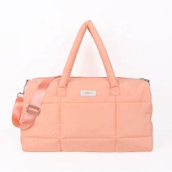 CHANGRONG Custom high quality Nylon Quilted puffer sports duffle bags for women