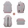 LOVEVOOK Carry on Travel Backpack Flight Approved Waterproof Travel Bag with 3 Packing Cube Luggage Weekender Overnight Backpack