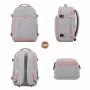 LOVEVOOK Carry on Travel Backpack Flight Approved Waterproof Travel Bag with 3 Packing Cube Luggage Weekender Overnight Backpack