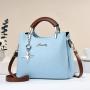 New wholesale 2024leather fashion quilted leather designer women's shoulder bags large capacity handbags for women luxury
