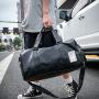 Private Label Mens Travel Bag Weekend italian spend the night bags Genuine Leather Travel Bags for Business