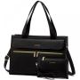 LOVEVOOK Leather Computer Briefcase Office Ladies Waterproof Shoulder Tote Handbag Large Capacity Business Laptop Bag for Women