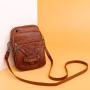 KBW624 Women Crossbody New Texture Shoulder Bag Ladies Phone Bag Soft Leather Fashion Retro Small Bag