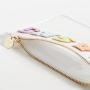 Wholesale Custom Transparent Plastic Flat Pouch Clear Makeup Organizer Case Waterproof PVC Zipper Flat Cosmetic Bag