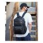 ZF197 Men Backpack PU Computer Bag Breathable Waterproof Schoolbag Fashion Popular Outdoor Travel Shoulder Bag USB Port