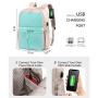 LOVEVOOK Stylish Safe Durable Notebook Bag For Women Men Business Travel  large capacity Laptop Backpack Mochila With USB