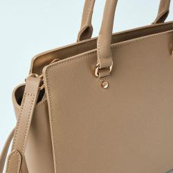 Wholesale Ladies Large Capacity Handbags Vegan Leather Saffiano Women Shoulder Bag