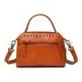 2024 Custom Genuine Leather Handbags For Women Luxury Doctor Bag With Rivets