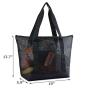 Gelory Mesh Beach Bags Grocery Produce Tote Bag Multifunction Gym Picnic Shopping Handle Bags