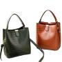 High quality sac a main femme PU leather handbag bucket bag custom logo crossbody bags for ladies