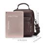 XL288 First Layer Cowhide Genuine Leather Men's Shoulder Bag Multi-layer Large Capacity Handbag Wear-resistant Durable Bag