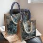Summer Bag Large Capacity Tote Bag New Instagram Portable Mommy Bag Stylish Shoulder Tote