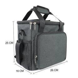 Large Capacity Lunch Cooler Bag With Small Pocket Thermal Insulation Portable Cooler Bag Suitable For Picnic