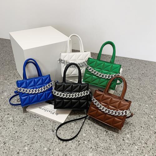 Niche Diamond Lattice Popular Woman's Handbag Retro Simple High Sense Fashion Small Square Bag Ins Large Capacity Shoulder Bags
