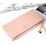Long Leather Wallet Women Luxury Brand Famous Mini Women Wallets Purses Female Coin Zipper Purse Credit Card Holder