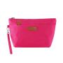 Gelory Portable Custom Logo Double Zipper Nylon Fabric Cosmetic Bag Zipper Fashion Toiletry Bag