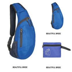 Wholesale Outdoor Cycling Foldable Crossbody Shoulder Daypack Portable Folding Custom Logo Sports Chest Bags