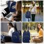 2023 LOVEVOOK new fashion women men unisex computer backpacks custom waterproof school business 15.6 17in travel laptop backpack