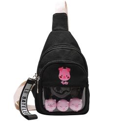 Beautiful canvas crossbody bag custom design ita chest bag sling shoulder bags