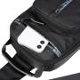 GELORY Customized Waist Sling Bag Multipurpose Waterproof Nylon Large Capacity USB Fitness Chest Bag Fanny Pack For Men Sport
