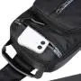 GELORY Customized Waist Sling Bag Multipurpose Waterproof Nylon Large Capacity USB Fitness Chest Bag Fanny Pack For Men Sport