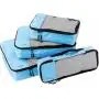 Wholesale Custom Logo 4 Pack Cube Clothes Shoes Luggage Storage Bag Three Color Travel Organizer Bag