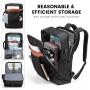 LOVEVOOK 2023 custom Multi-function 3 in 1 Men's Messenger Bag Business Briefcases fit 15.6 Travel Office Laptop bags backpacks