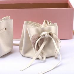 High End Microfiber Fabric Drawstring Gift Packaging Bag Microfiber Dust Suede Pouch
