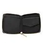OEM genuine leather ladies wallet rfid protection zip around wallet