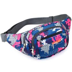 KBW385 New Men Crossbody Bag Fashion Casual Nylon Multi-layer Chest Bag Fitness Outdoor Sports Mobile Phone Waist Bag
