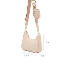 High Quality PU Leather Women Cross Body Bags Ladies Customize Logo Shoulder Bag For Women