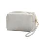 High Quality Vegan Leather Makeup Bag Zipper Pouch Travel Cosmetic Organizer for Women and Girls