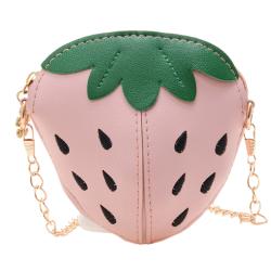 Strawberry bag for kids cute mini backpack girls' PU leather shoulder bags travel bag Cute change wallet