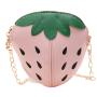 Strawberry bag for kids cute mini backpack girls' PU leather shoulder bags travel bag Cute change wallet