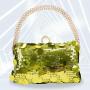 Fashionable rose sequin purses bag ladies handbag party purse wedding shiny evening bag clutches for women pochette femme
