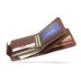 OEW204 PU Leather Wallet Classic Money Clip Purse Luxury Wallets for Men ID Credit Card Cases Crocodile Pattern Coin Purse