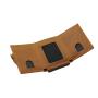 Genuine Leather Minimalist Mens Coin Pocket  Wallet Rfid Card Holder Aluminium Pop Up Wallet