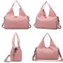 ZF104 New Fashion Yoga Bag Ladies Sports Fitness Bag Oxford Cloth Wet and Dry Separation Wear-resistant Storage Travel Bag