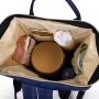 2024 Luxury Polyester Large Mom Baby Diaper Bag Backpack Custom Logo Diaper Bag