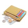 Custom Logo PU Leather Women Credit Card Holder RFID Blocking Slim Card Holder Wallet cartera de mujer
