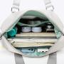 custom logo fashion waterproof wet pocket overnight shoulder weekend yoga handbag sport travel duffle gym bag for women