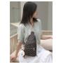 ZR537 New Women's PU Chest Bag Wholesale Single Zipper Shoulder Women's Bag Earphone Hole Portable Side Scarf Pendant Bag