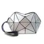 LOVEVOOK Fashion geometric small wallet PU material geometric luminous hand bag purse
