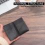 Wholesale Custom Logo Business Unisex Men's Genuine Leather Wallets Open Pu Wallet Id Bifold Card Holder Ultra-Thin Wallet Rfid