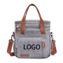 Custom Printed High Quality Multi Layer Lunch Food Bag Office Portable Insulated Cooler Bag for Camping Hiking