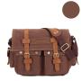 XL107 Imported Vintage Men's Shoulder Bag Business Person Retro Large Capacity Handbag Wear-resistant  Messenger Bag